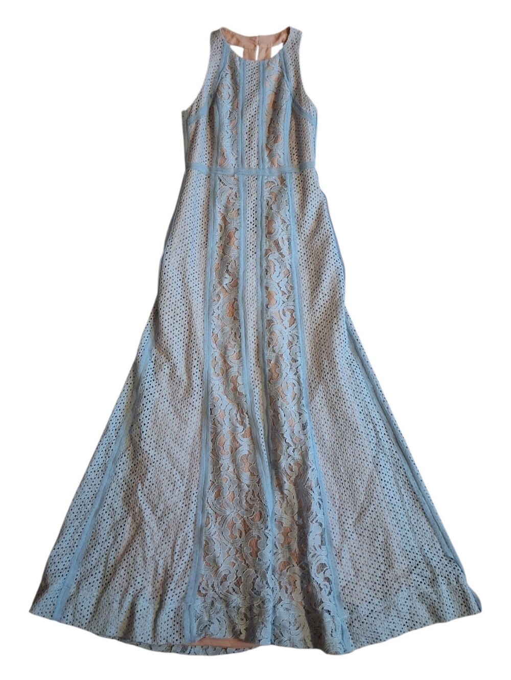 BCBG Max Azria Light Blue Lace Maxi Dress - Women